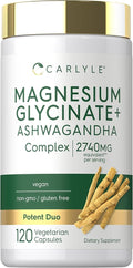 Glicinato de Magnesio con Ashwagandha Carlyle
